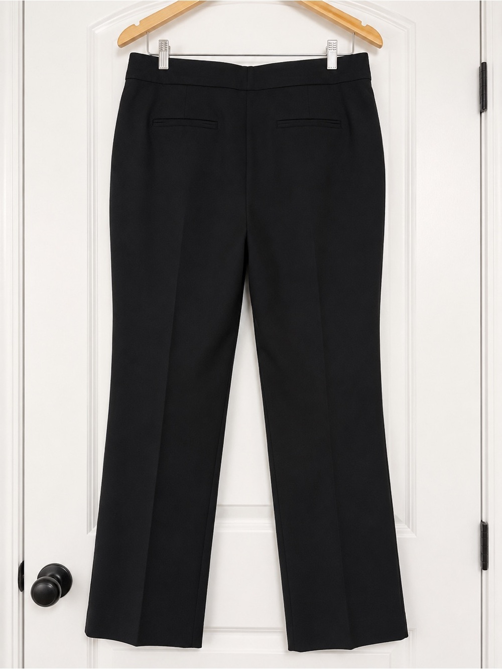 Rafaella Black Straight-Leg Work Trousers - Picture 3 of 6